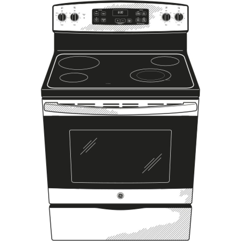 30" Free-Standing Electric Range JBS60RKSS