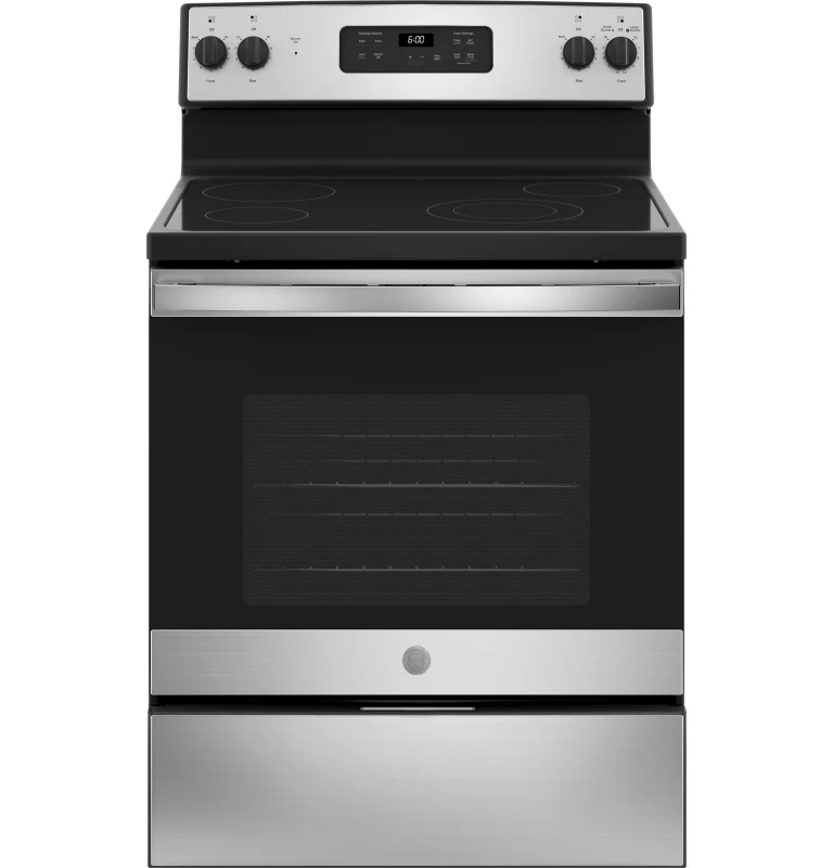 GE 30" Free-Standing Electric Range Stainless Steel JBS60RKSS Picture 1