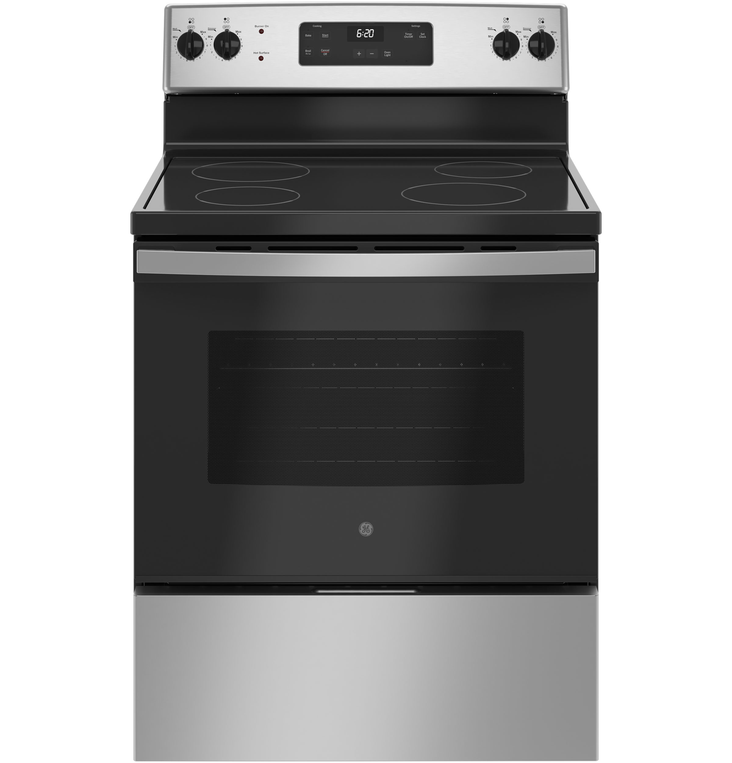 30” Free-standing Electric Radiant Smooth Cooktop Range JBS62RWSS