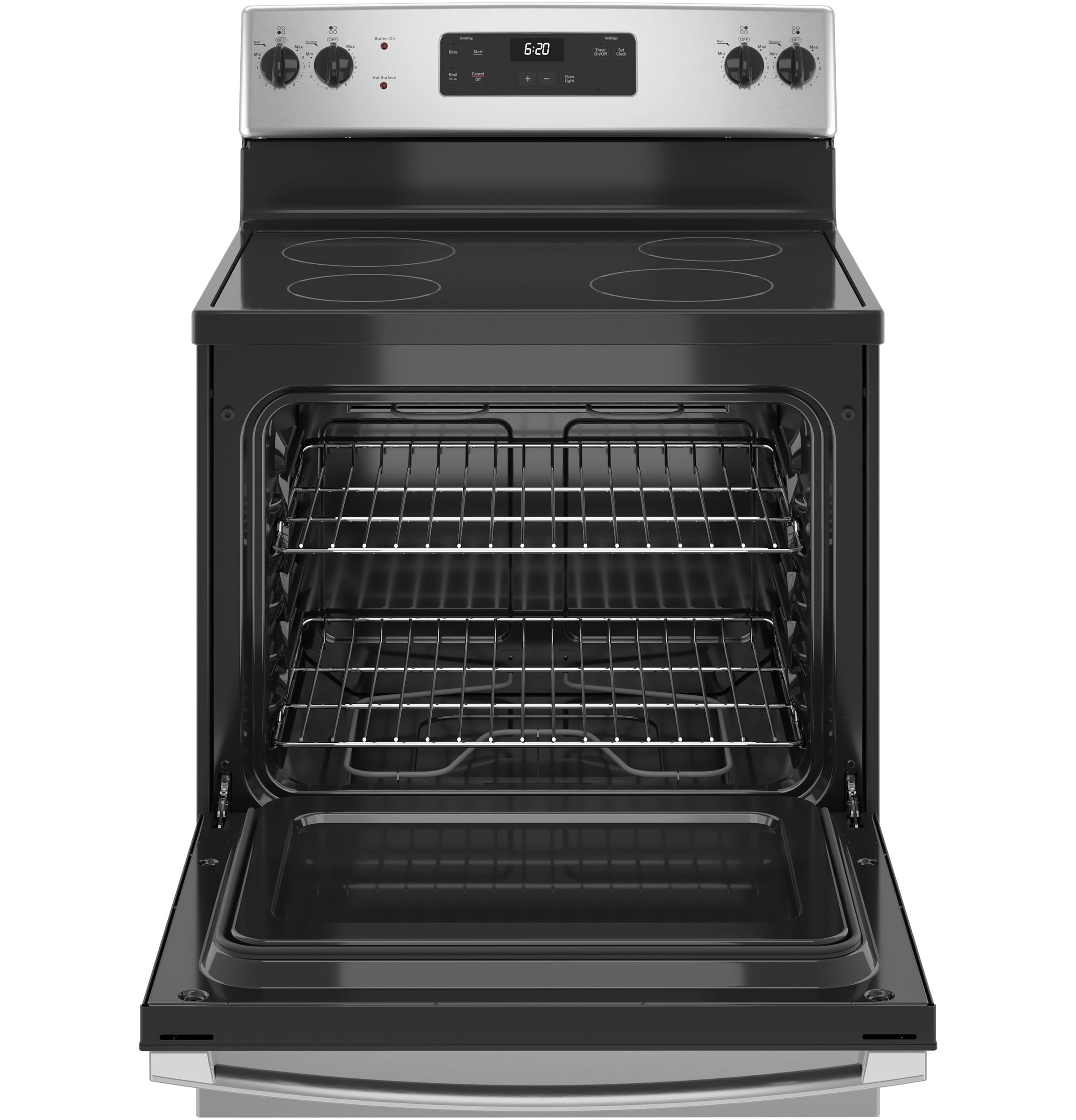 30” Free-standing Electric Radiant Smooth Cooktop Range JBS62RWSS