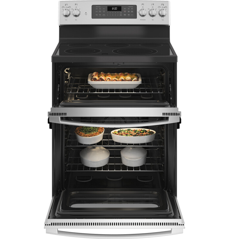 30" Free-Standing Electric Double Oven Convection Range JBS86SPSS