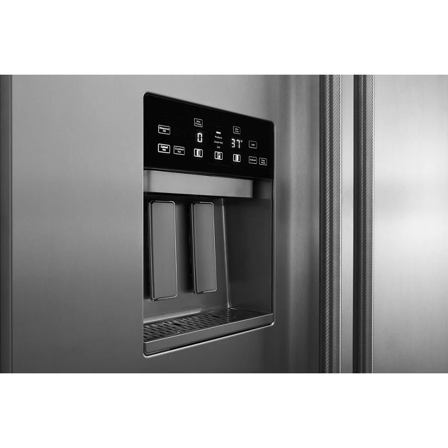 RISE 48" Built-In Side-By-Side Refrigerator with External Ice and Water Dispenser JBSS48E22L