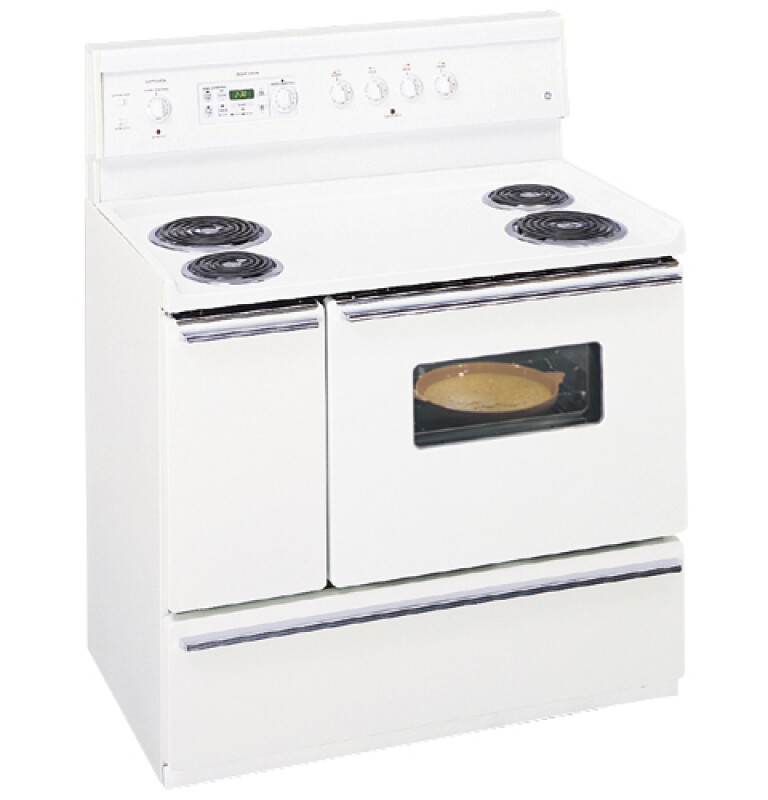 GE 40" Free-Standing Electric Range White JCP67YWW Picture 1