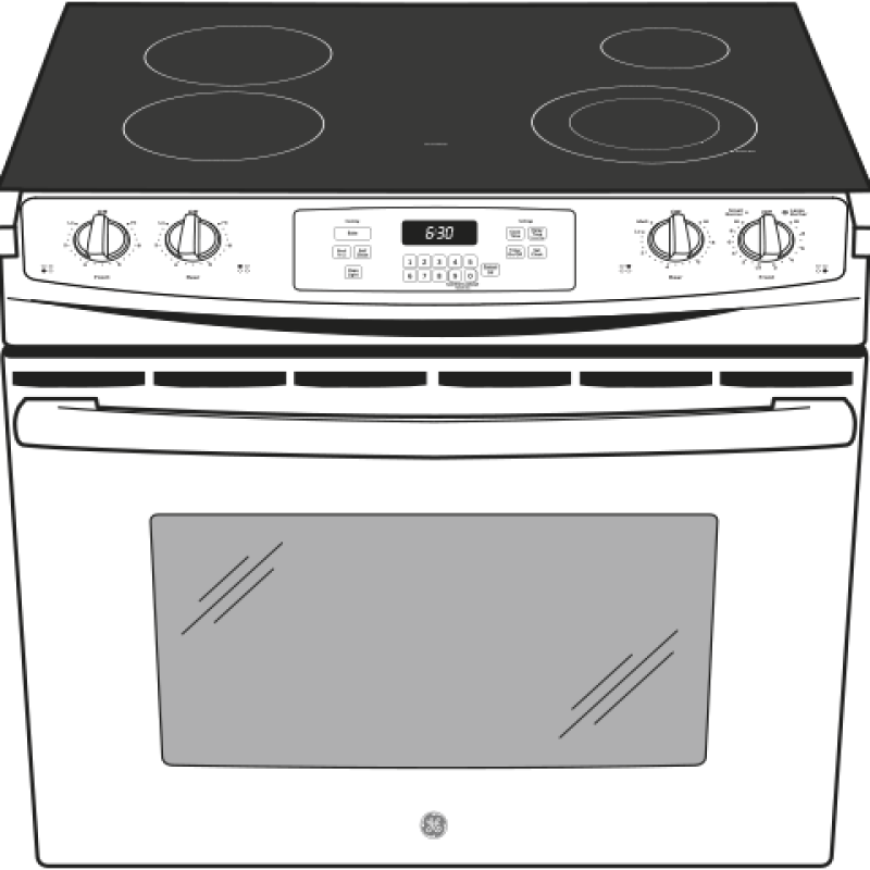 30" Drop-In Electric Range JD630DFWW