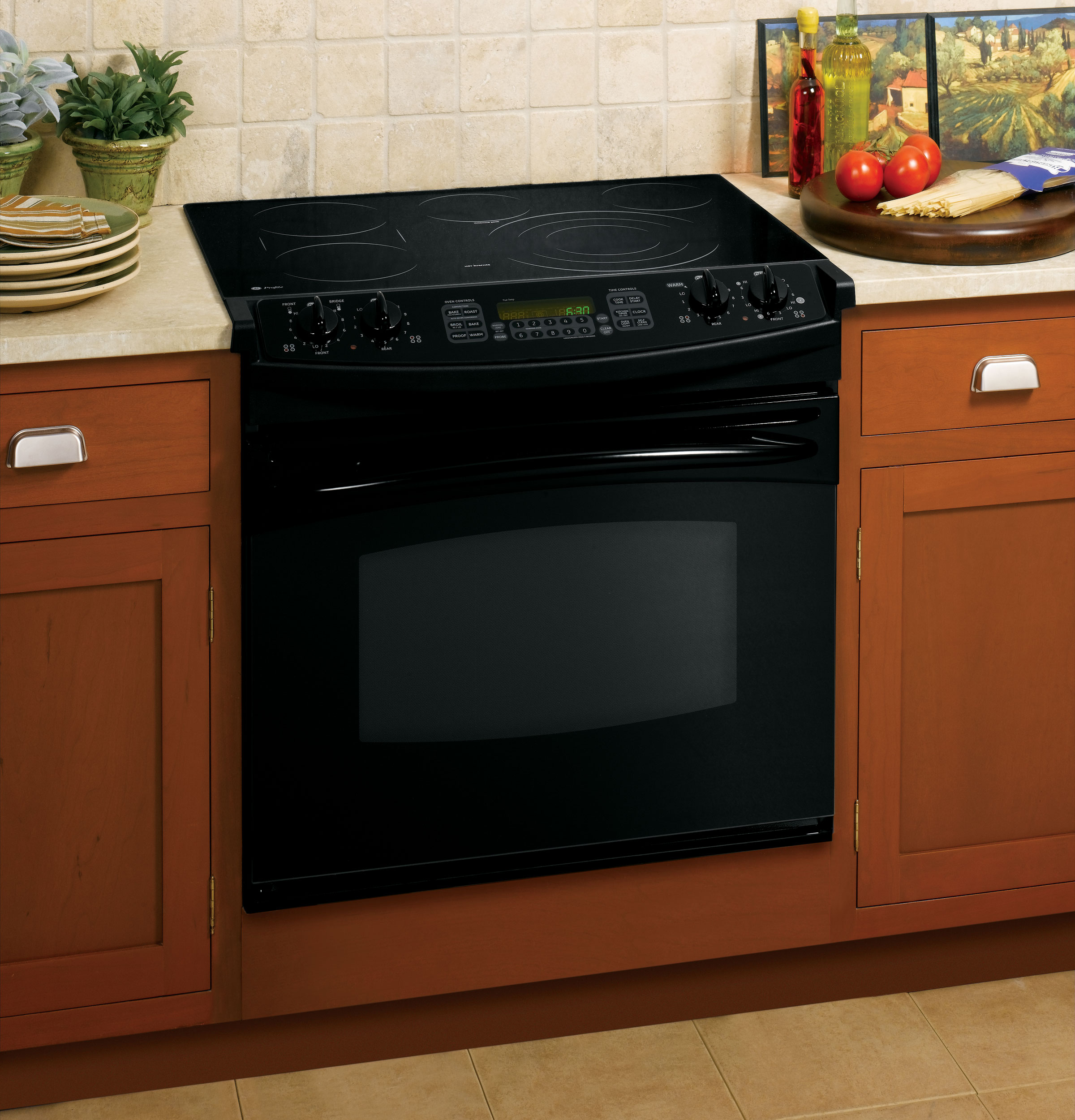 30" Drop-In Electric Range JD968BKBB