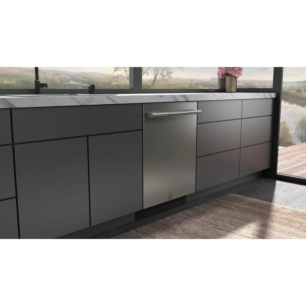 24" RISE™ Fully Integrated Dishwasher with 3rd Level Rack with Wash JDAF5924RL