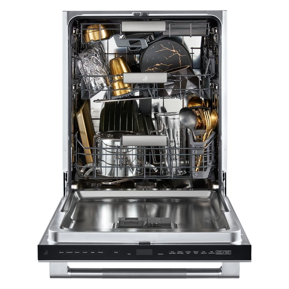 24" RISE™ Fully Integrated Dishwasher with 3rd Level Rack with Wash JDAF5924RL