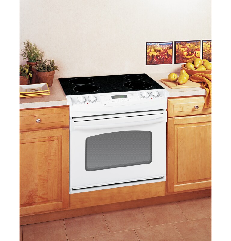 30" Drop-In Electric Range with Self-Cleaning Oven JDP42DTWW