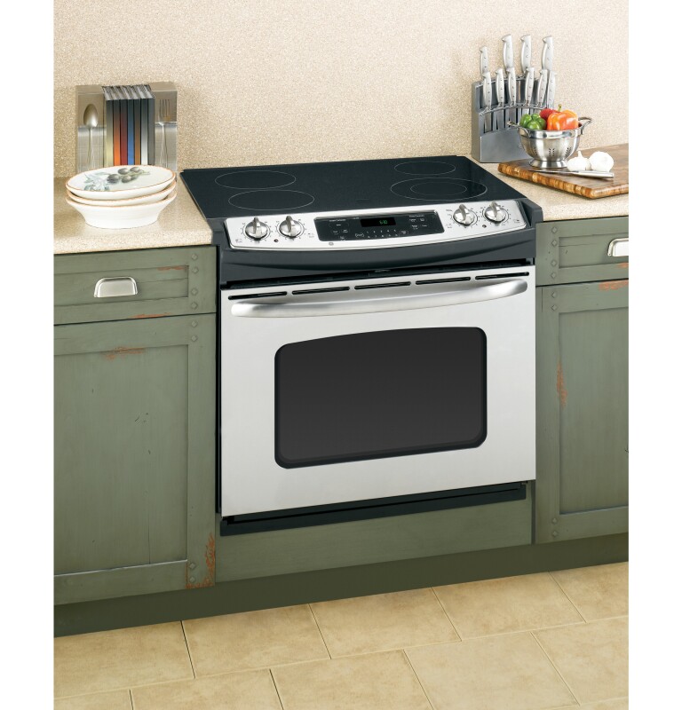 30" Drop-In Electric Range with Self-Cleaning Oven JDP42STSS