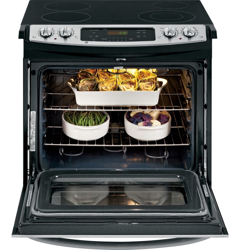 30" Drop-In Electric Range with Self-Cleaning Oven JDP42STSS