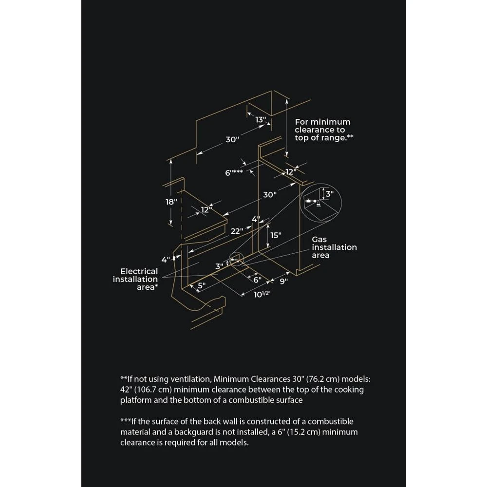 NOIR™ 30" Dual-Fuel Professional Range JDRP430HM