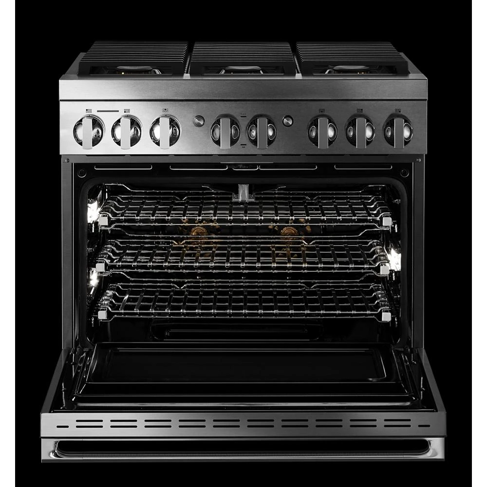 NOIR™ 36" Dual-Fuel Professional Range JDRP436HM