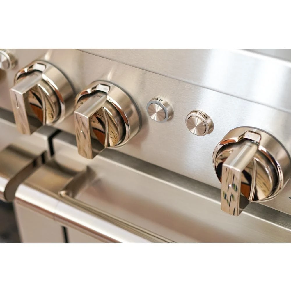RISE™ 48" Dual-Fuel Professional Range with Chrome-Infused Griddle JDRP548HL