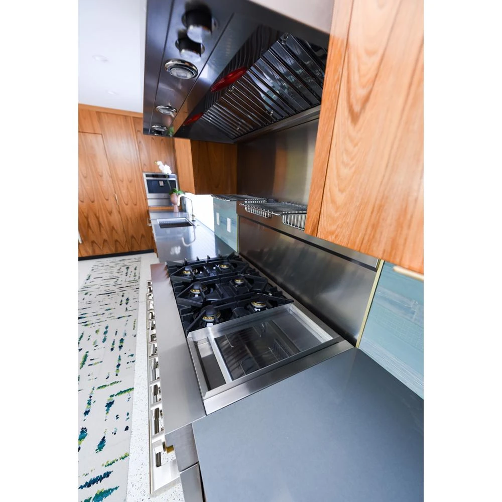 RISE™ 48" Dual-Fuel Professional Range with Chrome-Infused Griddle JDRP548HL