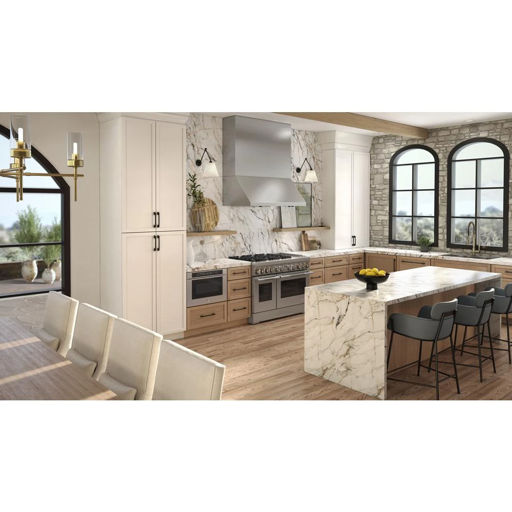 RISE™ 48" Dual-Fuel Professional Range with Chrome-Infused Griddle JDRP548HL