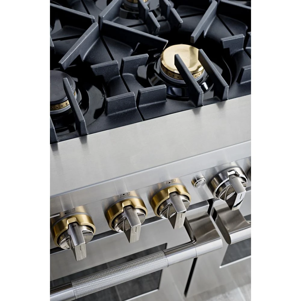 RISE™ 48" Dual-Fuel Professional Range with Chrome-Infused Griddle JDRP548HL