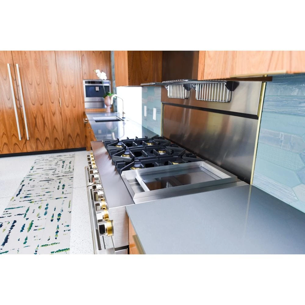 RISE™ 48" Dual-Fuel Professional Range with Chrome-Infused Griddle JDRP548HL
