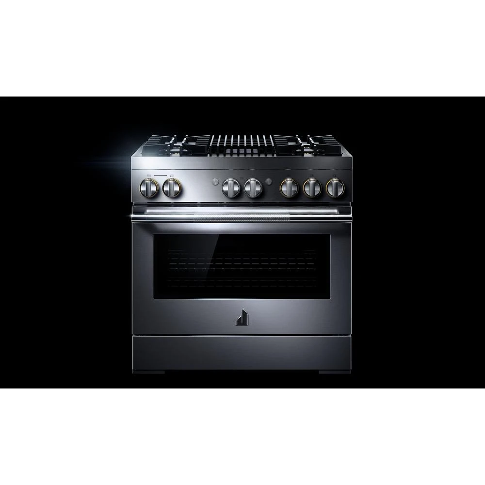 RISE™ 36" Dual-Fuel Professional Range with Gas Grill JDRP636HL