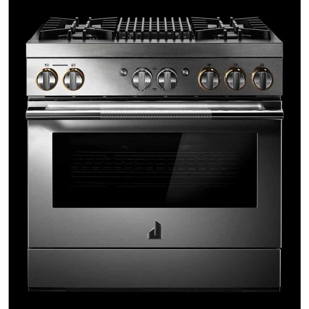 RISE™ 36" Dual-Fuel Professional Range with Gas Grill JDRP636HL