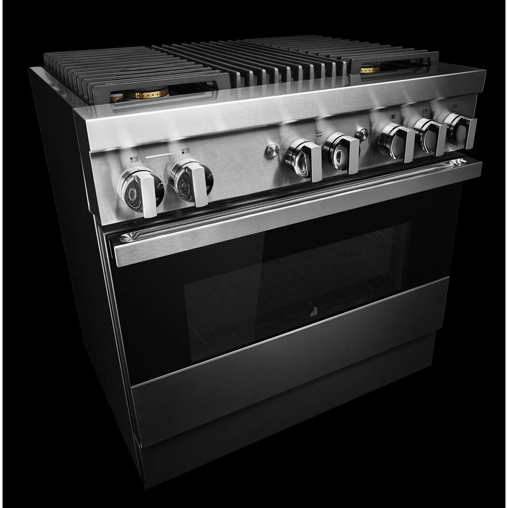 NOIR™ 36" Dual-Fuel Professional Range with Gas Grill JDRP636HM