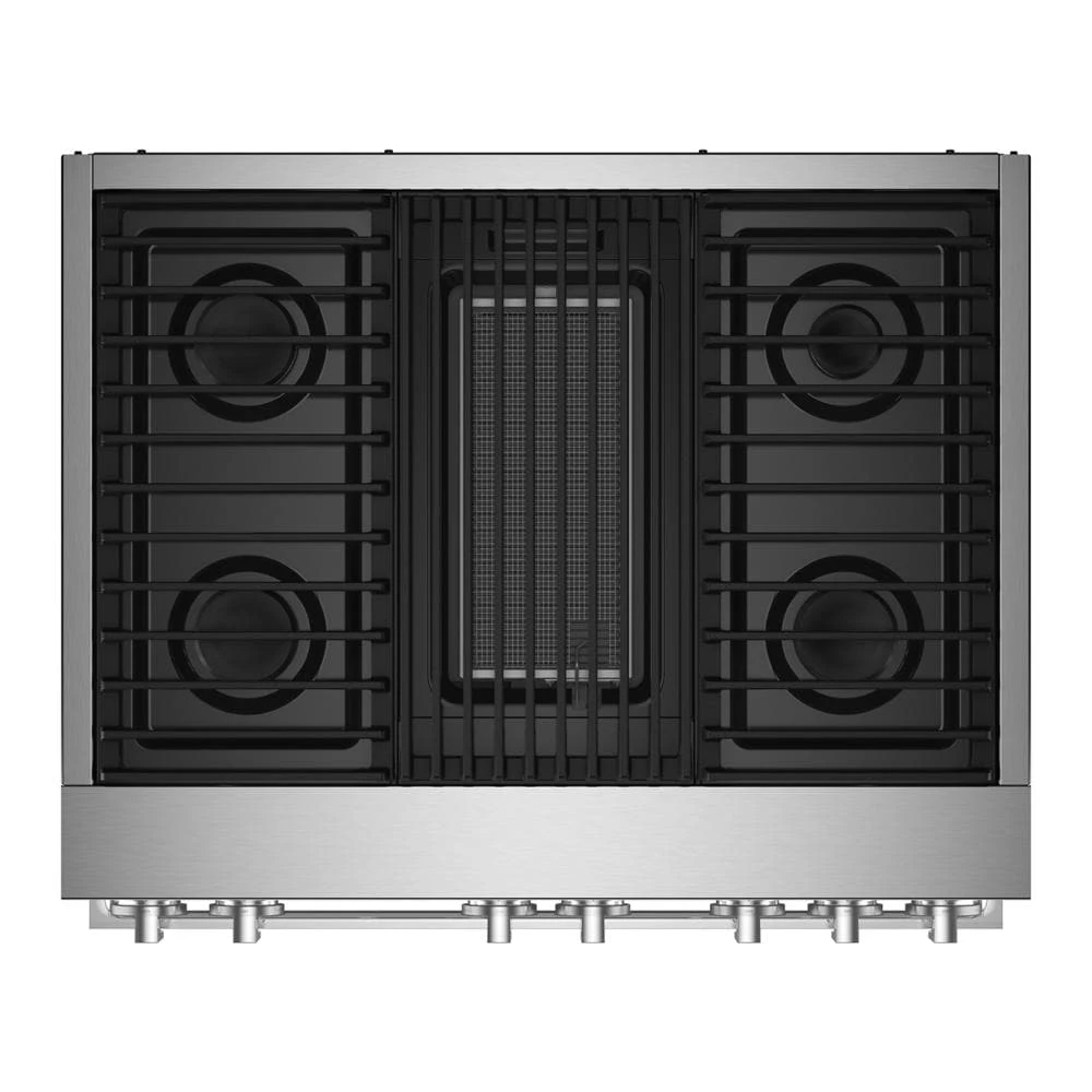 NOIR™ 36" Dual-Fuel Professional Range with Gas Grill JDRP636HM