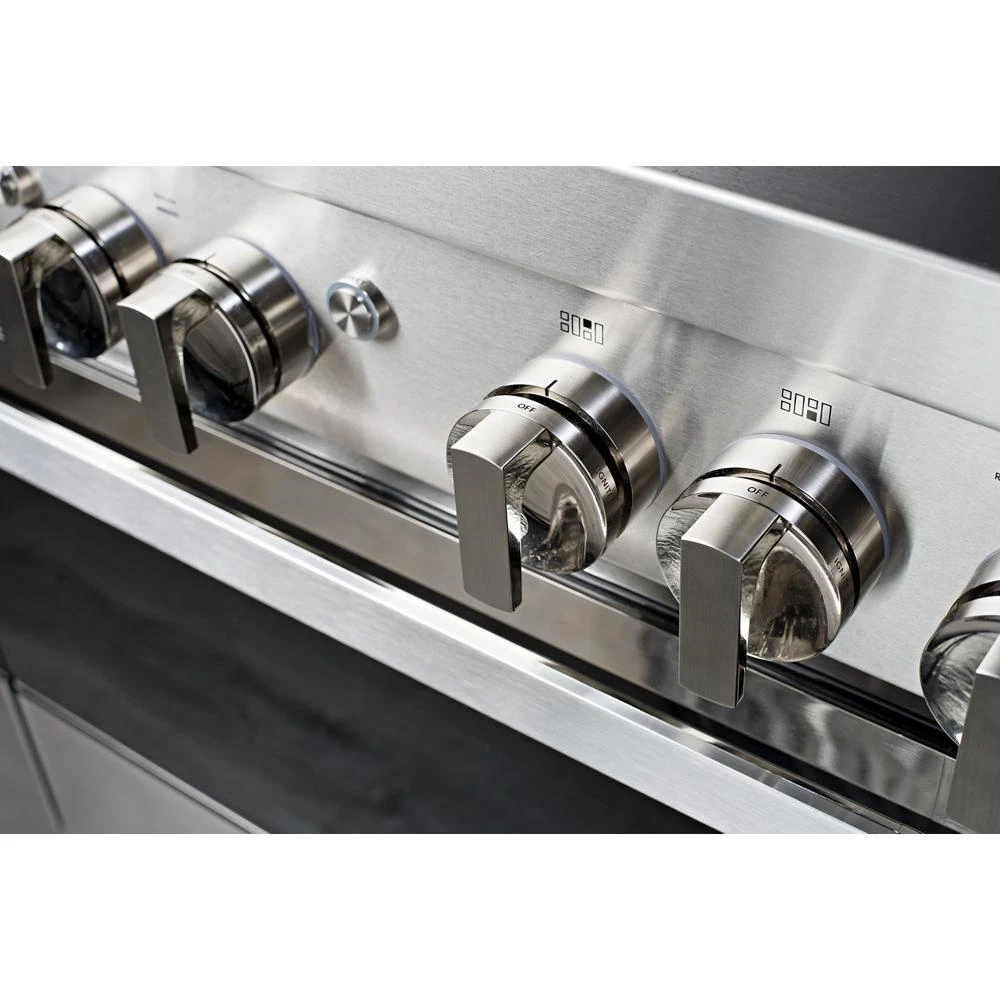 NOIR™ 48" Dual-Fuel Professional-Style Range with Chrome-Infused Griddle and Grill JDRP748HM