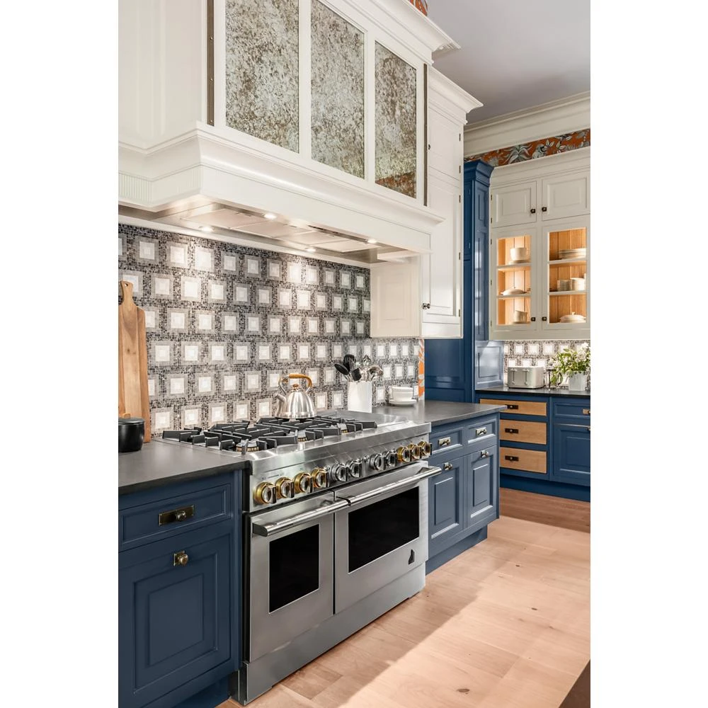 RISE™ 48" Dual-Fuel Professional-Style Range with Chrome-Infused Griddle and Steam Assist JDSP548HL