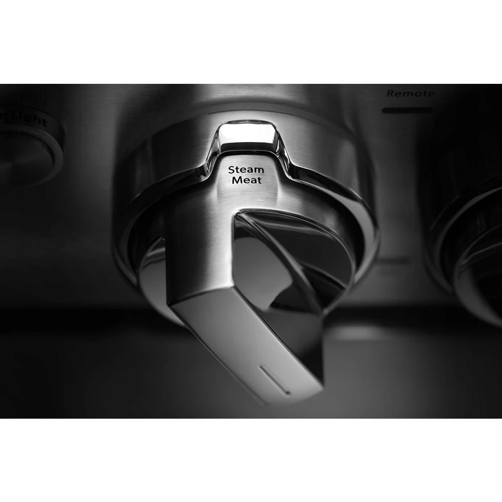 RISE™ 48" Dual-Fuel Professional-Style Range with Chrome-Infused Griddle and Steam Assist JDSP548HL