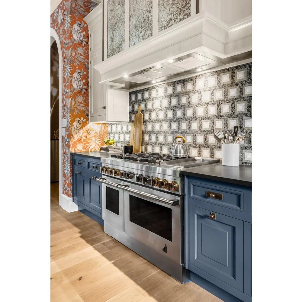 RISE™ 48" Dual-Fuel Professional-Style Range with Chrome-Infused Griddle and Steam Assist JDSP548HL