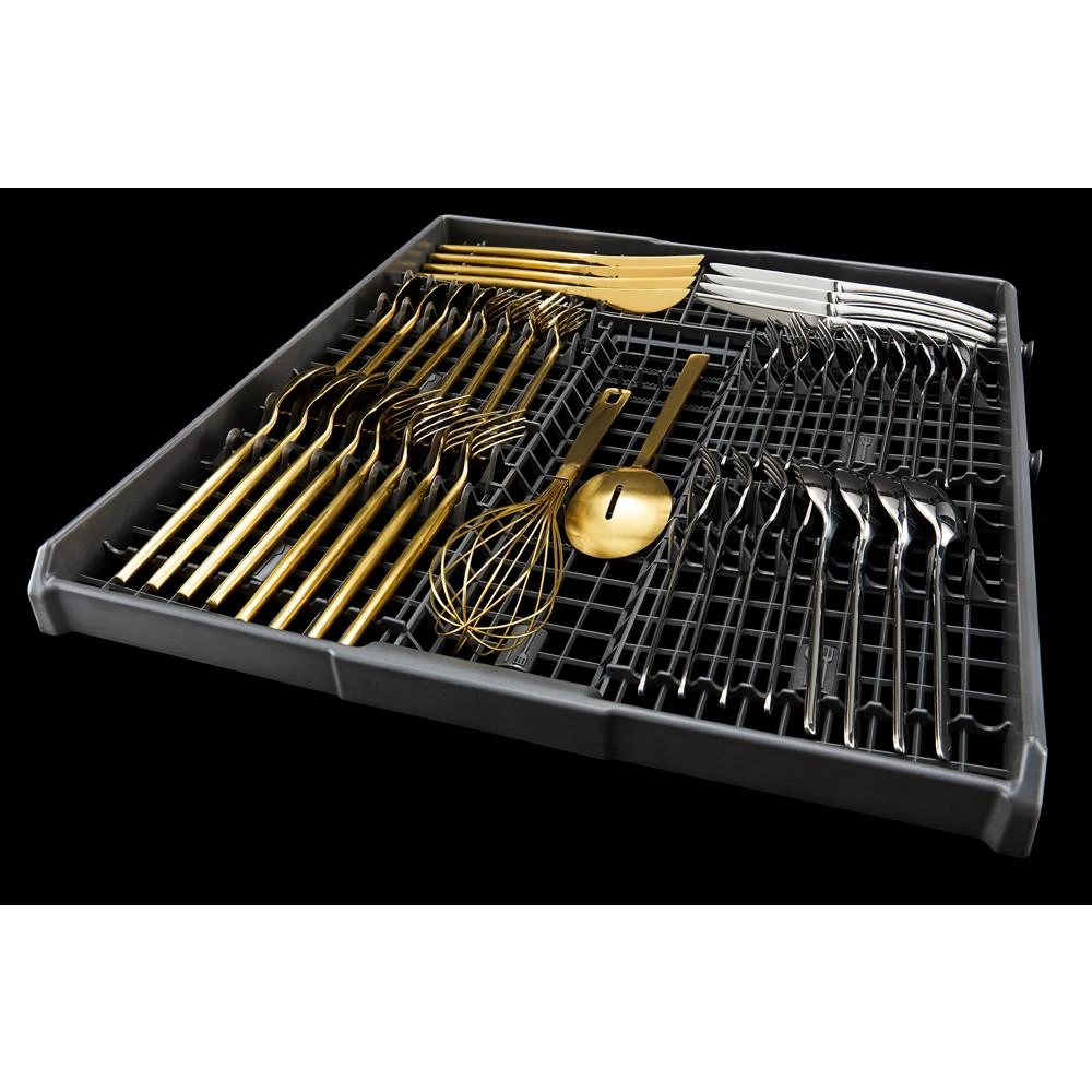 NOIR™ 24" Built-In Dishwasher with Precise Fit 3rd Rack for Cutlery with Plasma Coating, 39 dBA JDTS3924SM