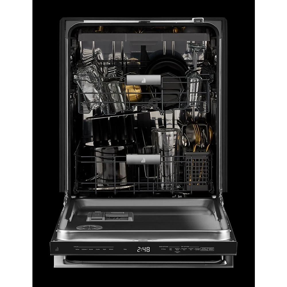 NOIR™ 24" Built-In Dishwasher with Precise Fit 3rd Rack for Cutlery with Plasma Coating, 39 dBA JDTS3924SM