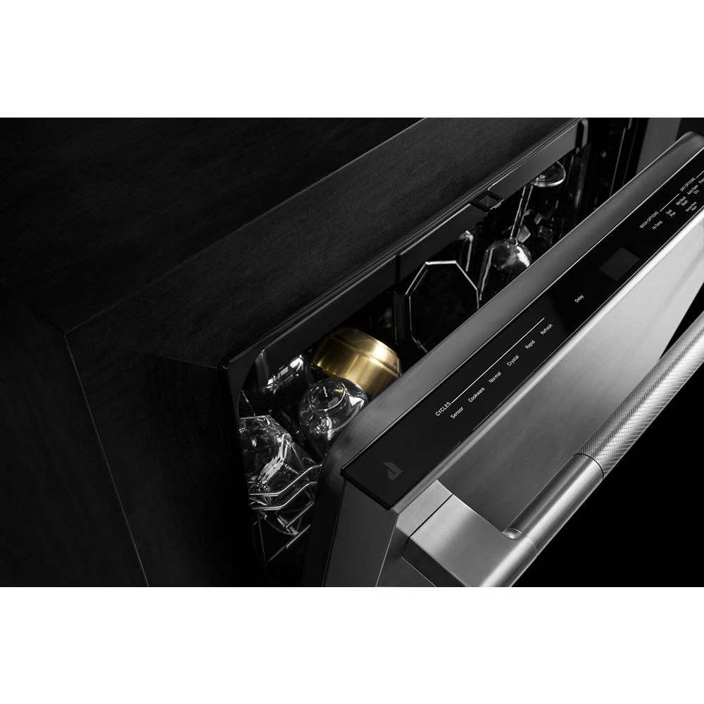 NOIR™ 24" Built-In Dishwasher with Precise Fit 3rd Rack for Cutlery with Plasma Coating, 39 dBA JDTS3924SM