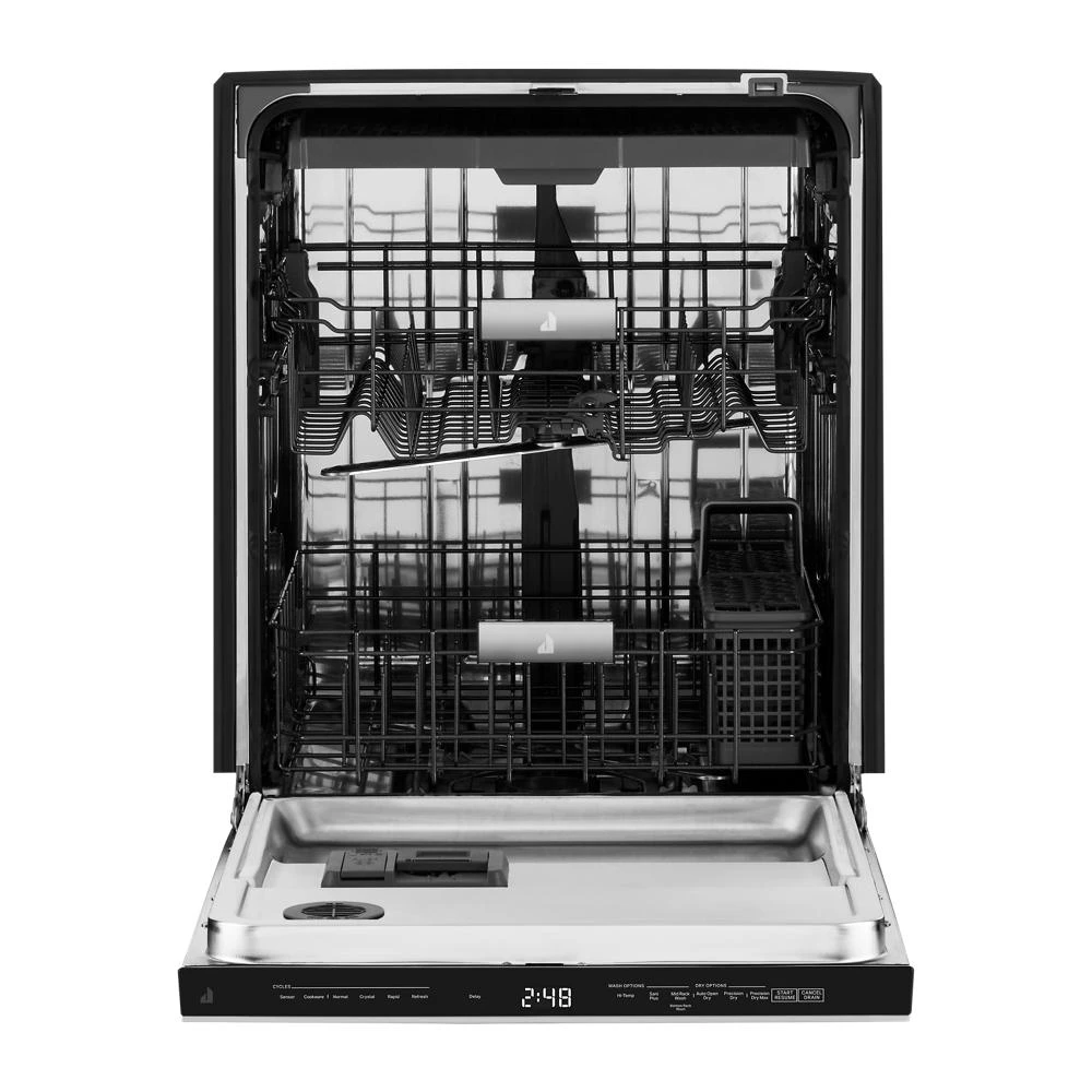 Pocket Handle 24" Built-In Dishwasher with Precise Fit 3rd Rack for Cutlery with Plasma Coating, 39 dBA JDTS3924SP