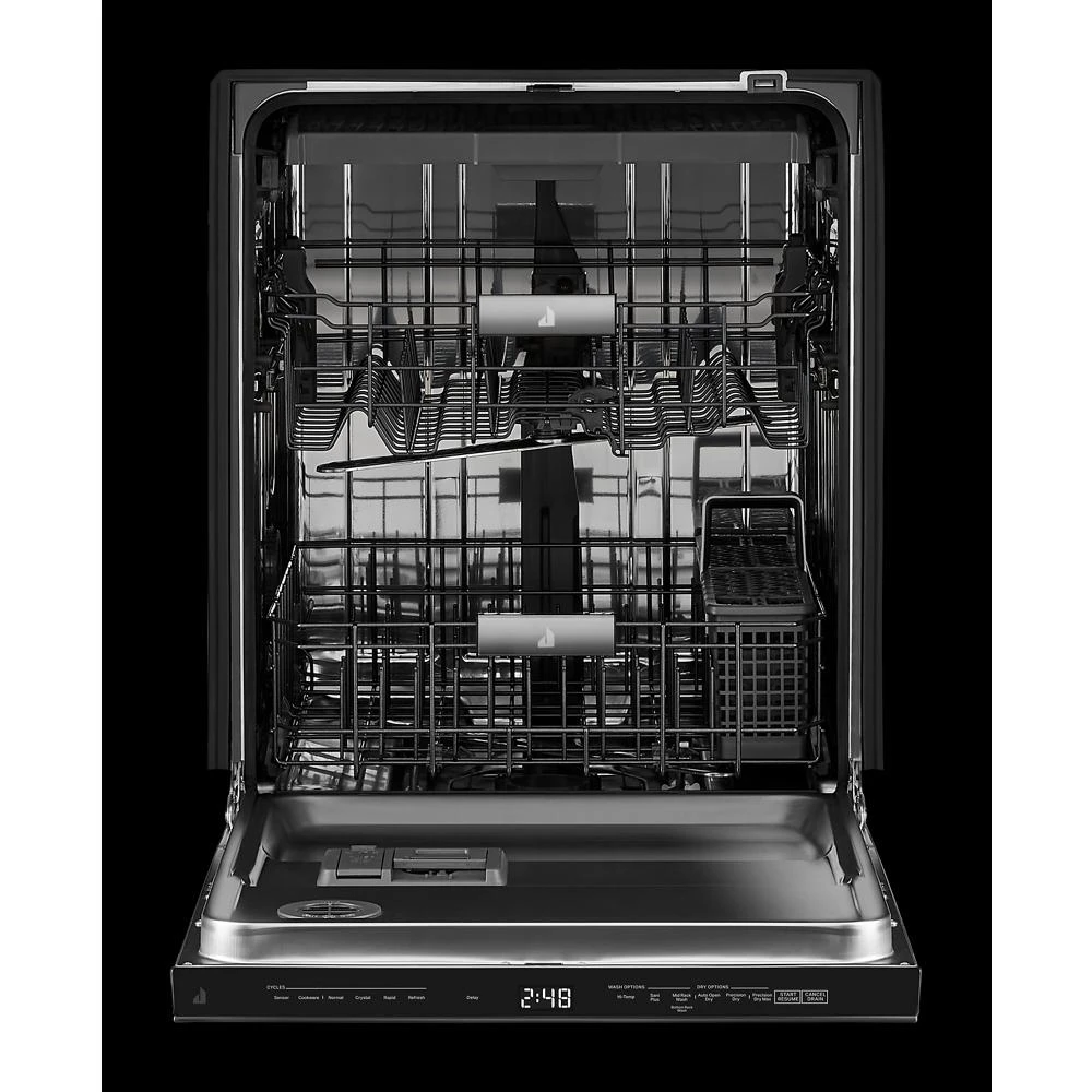 Pocket Handle 24" Built-In Dishwasher with Precise Fit 3rd Rack for Cutlery with Plasma Coating, 39 dBA JDTS3924SP