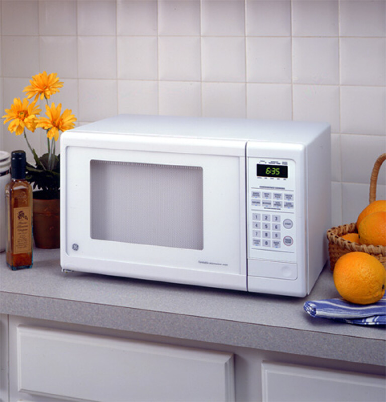GE Countertop Turntable Microwave Oven White JE635WC Picture 1