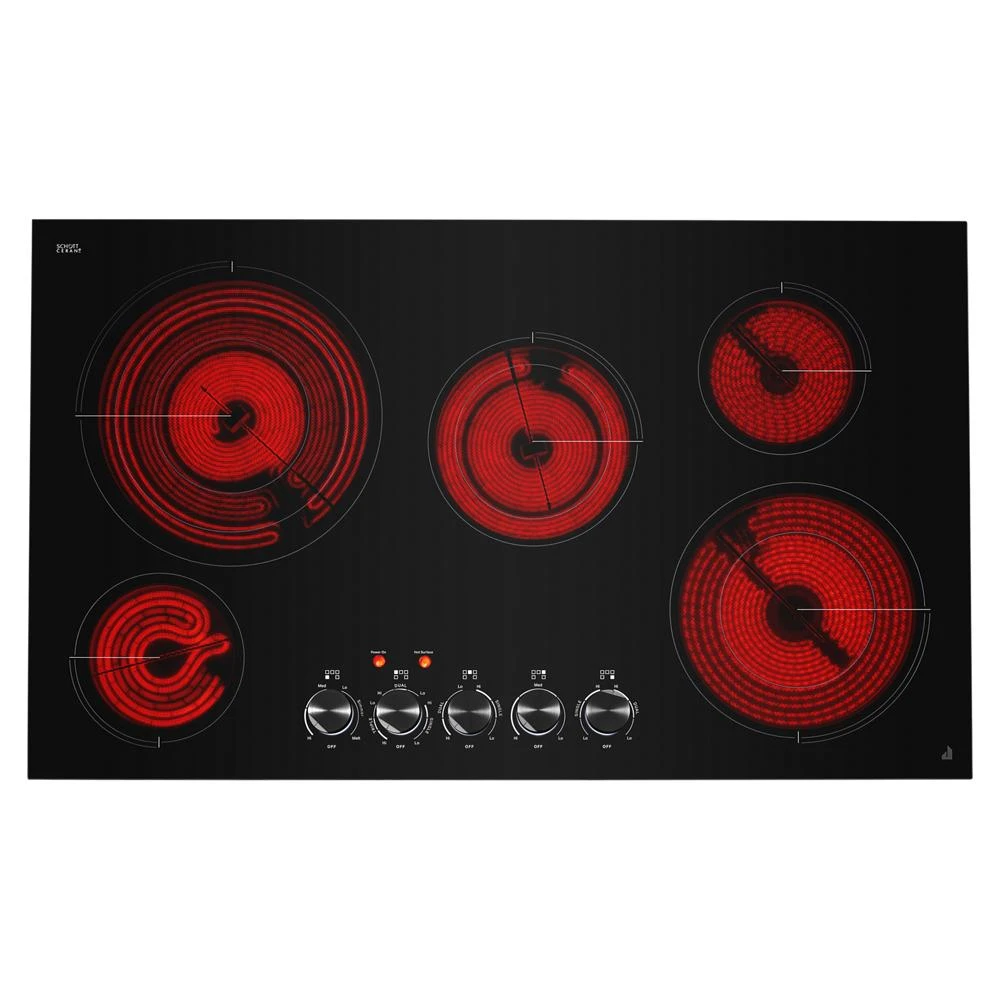 Oblivion Glass 36" Electric Radiant Cooktop JEC3536HB