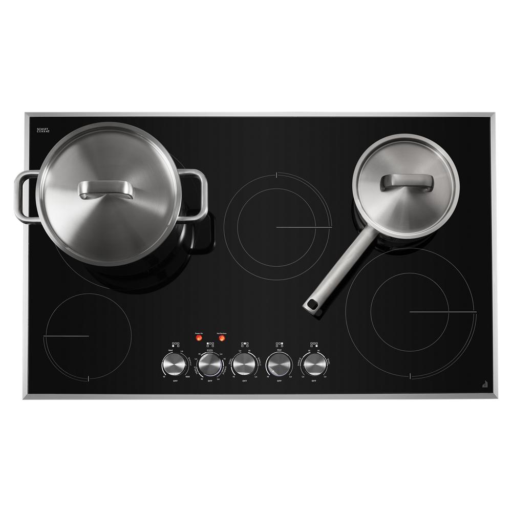 JennAir Lustre Stainless 36" Electric Radiant Cooktop Stainless Steel JEC3536HS Picture 1