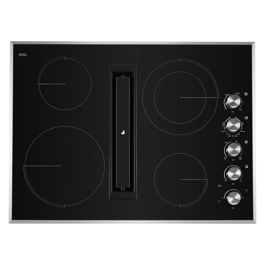Euro-style 30" Jx3™ Electric Downdraft Cooktop JED3430GS