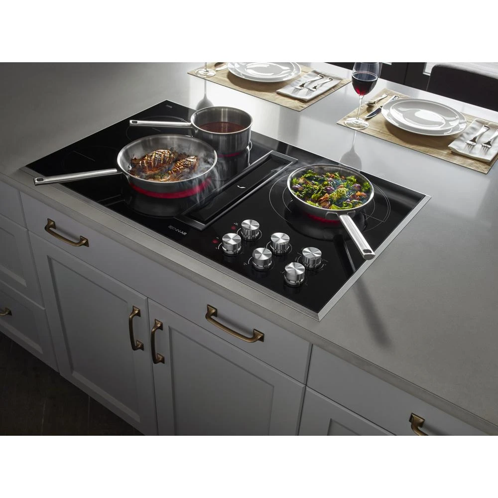 Euro-Style 36" JX3 Electric Downdraft Cooktop JED3536GS