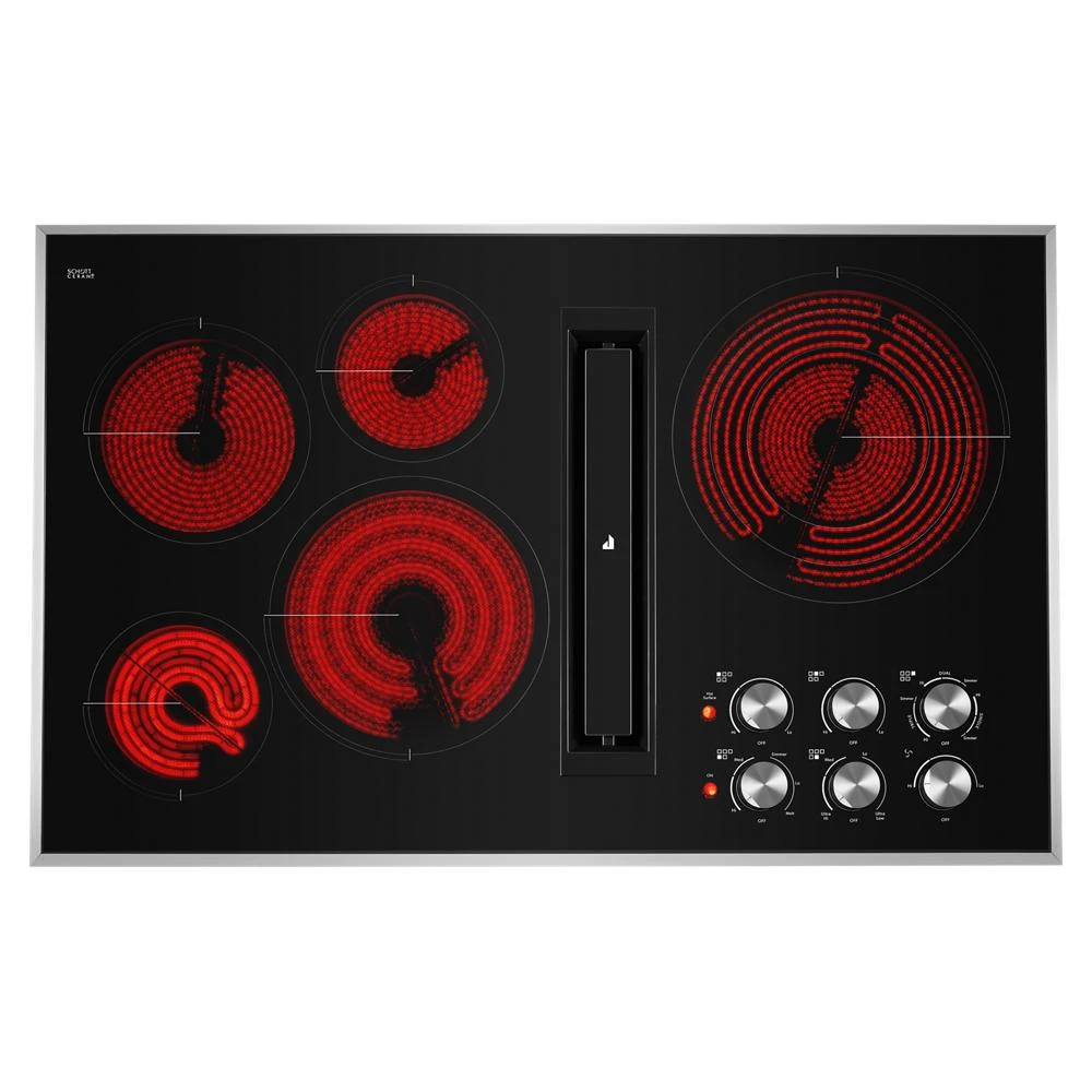 Euro-Style 36" JX3 Electric Downdraft Cooktop JED3536GS
