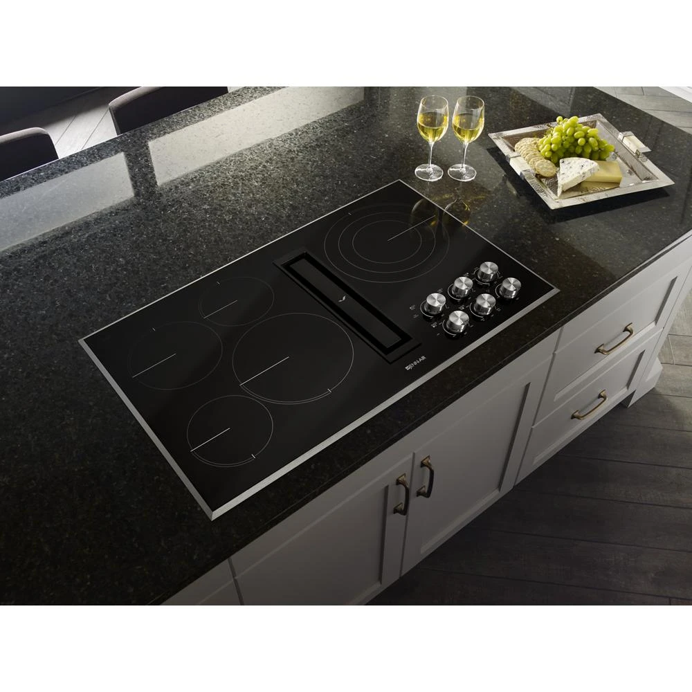 Euro-Style 36" JX3 Electric Downdraft Cooktop JED3536GS