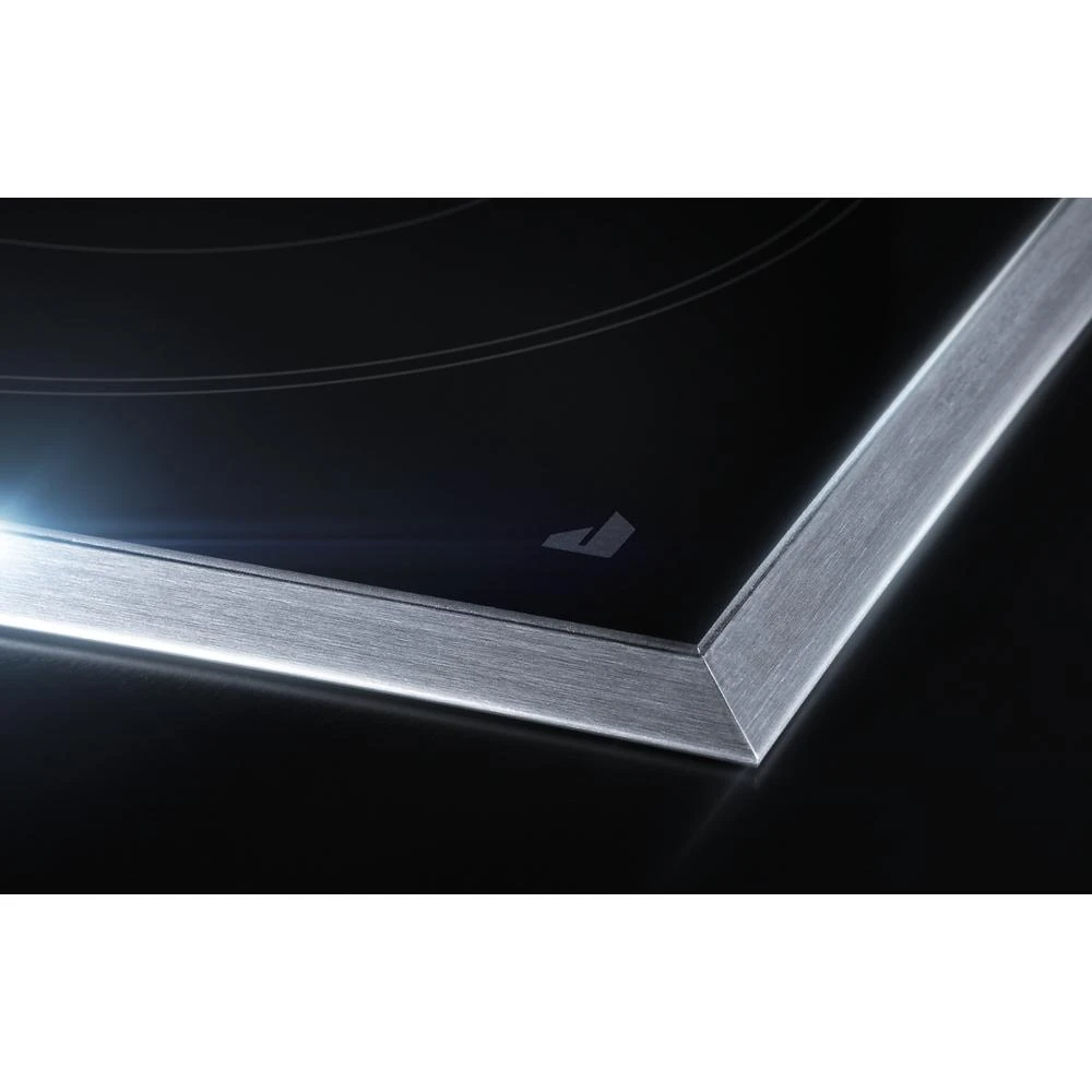 30" Lustre Trim Electric Radiant Downdraft Cooktop with Tap Touch Controls JED4430KS