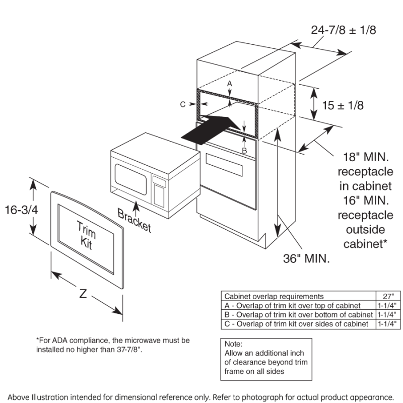 Spacemaker II 1.0 Cu. Ft. Microwave Oven JEM25DMWW