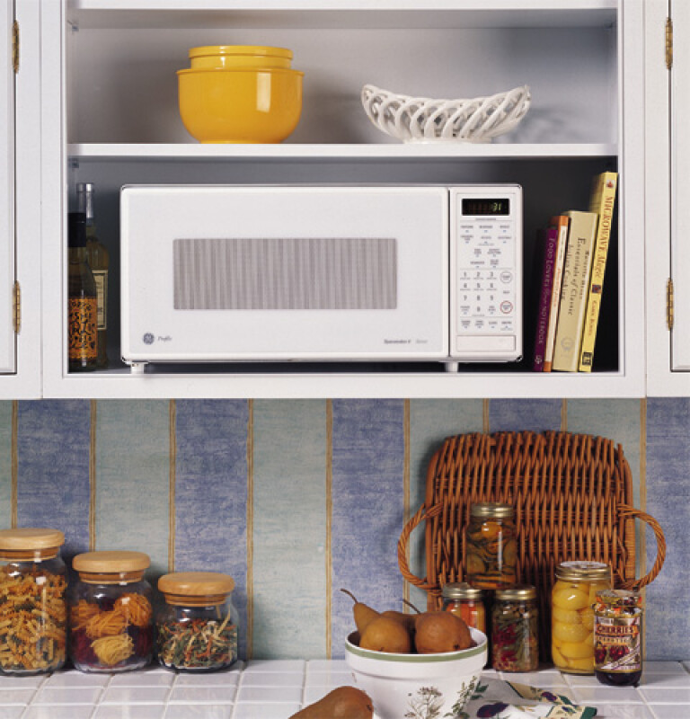 GE Profile Spacemaker II0.9 Cu. Ft. Capacity Microwave Oven White JEM31WA Picture 1