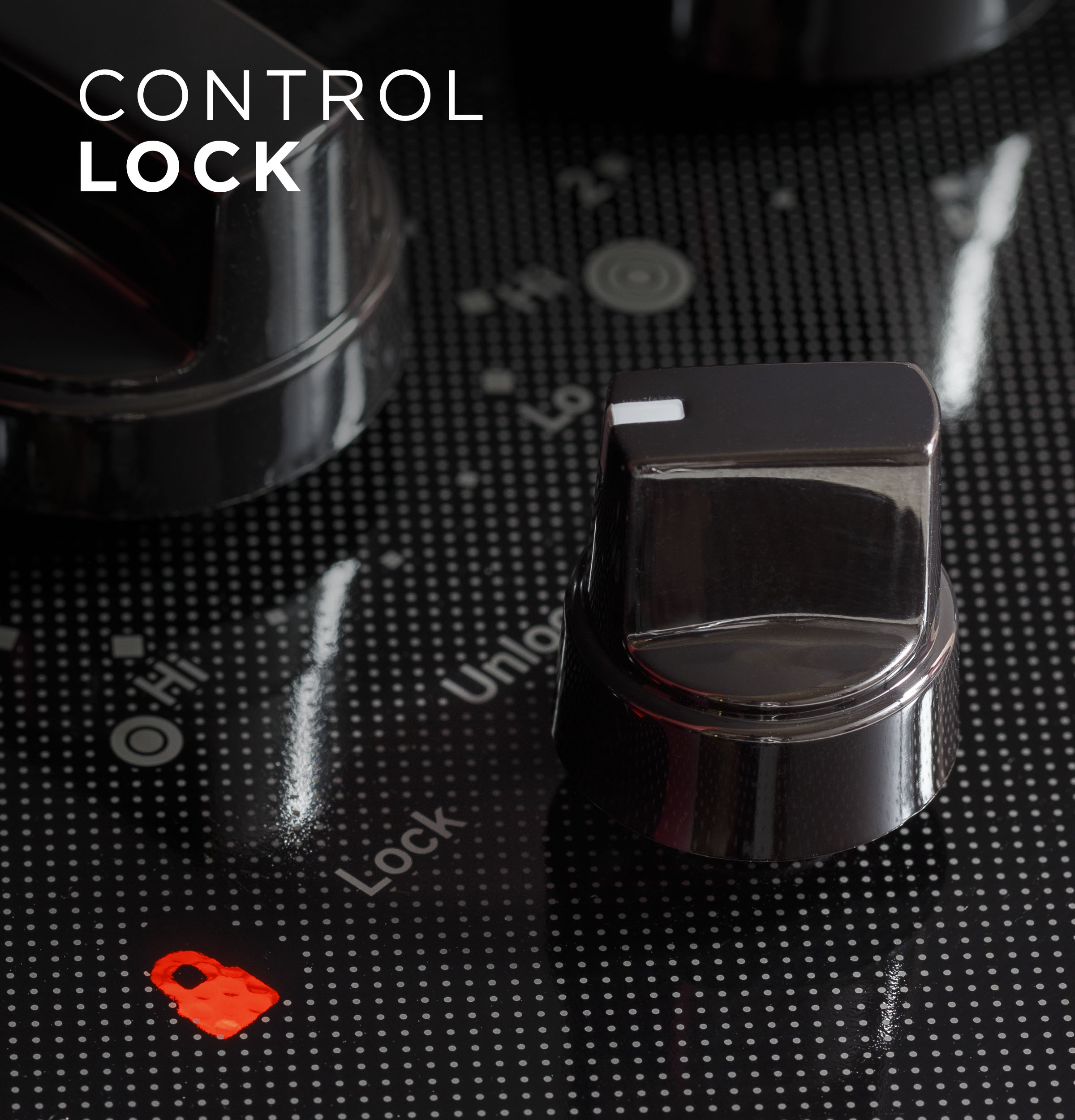 30" Built-In knob Control Electric Cooktop JEP5030DTBB