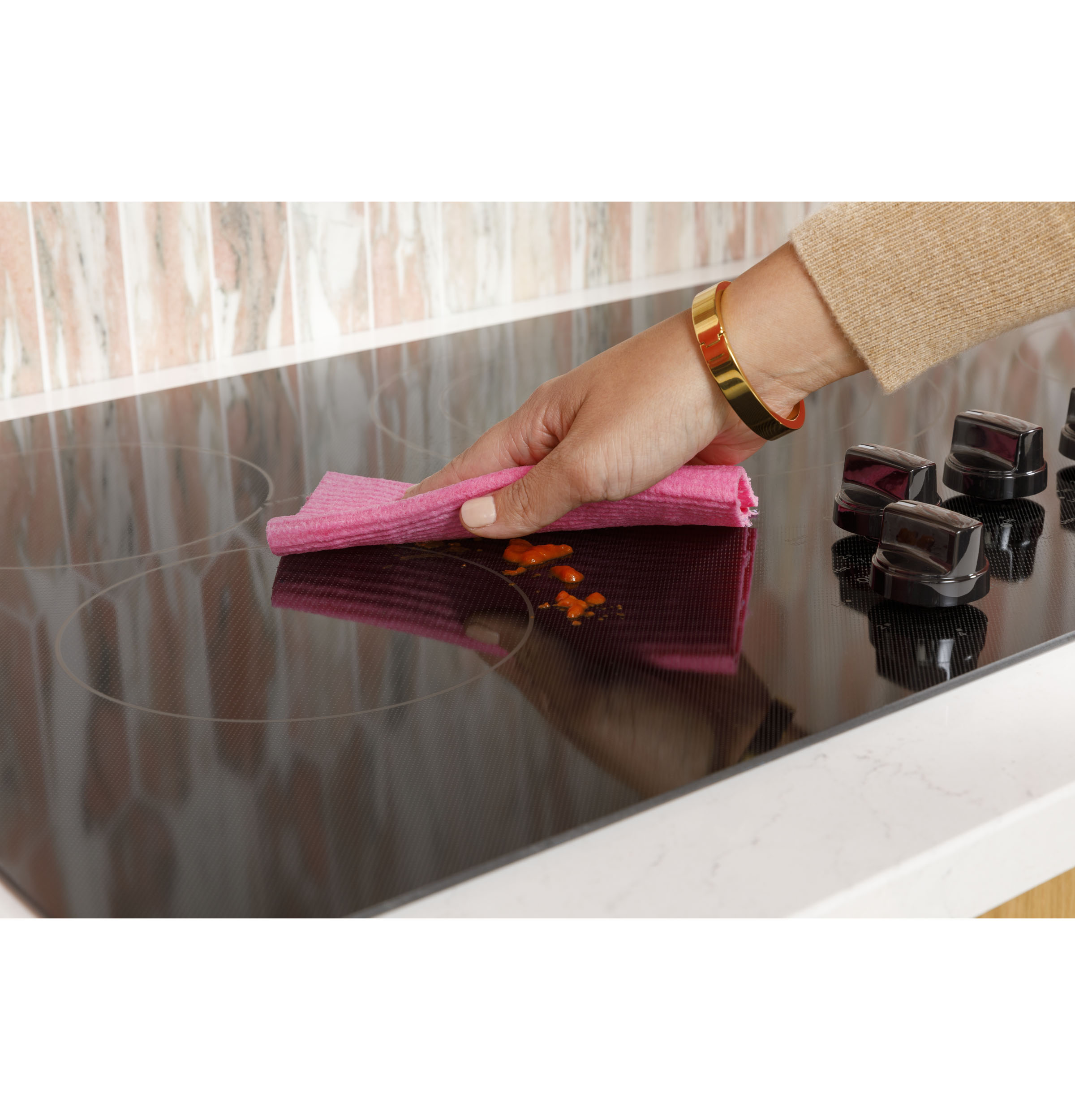 30" Built-In knob Control Electric Cooktop JEP5030STSS