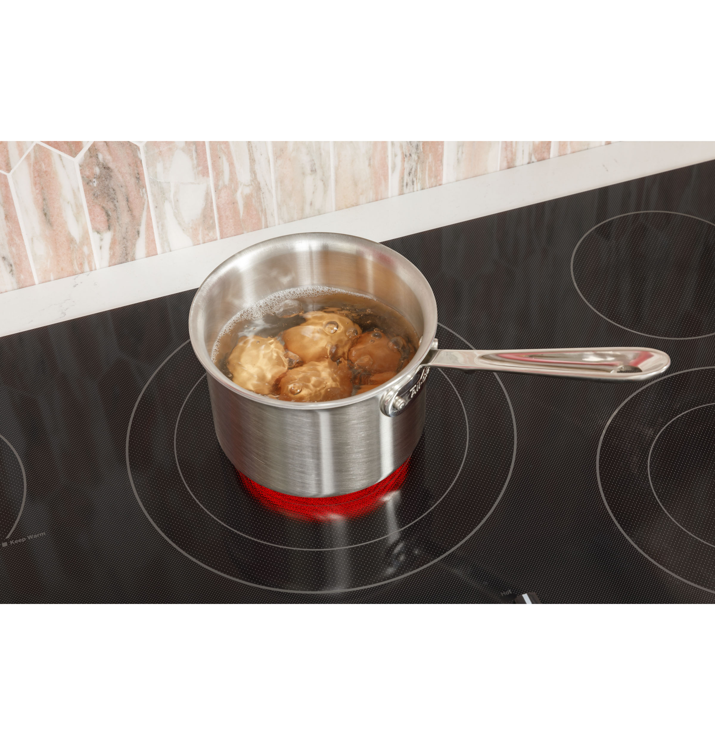 Ge® 36" Built-in Knob Control Electric Cooktop JEP5036DTBB