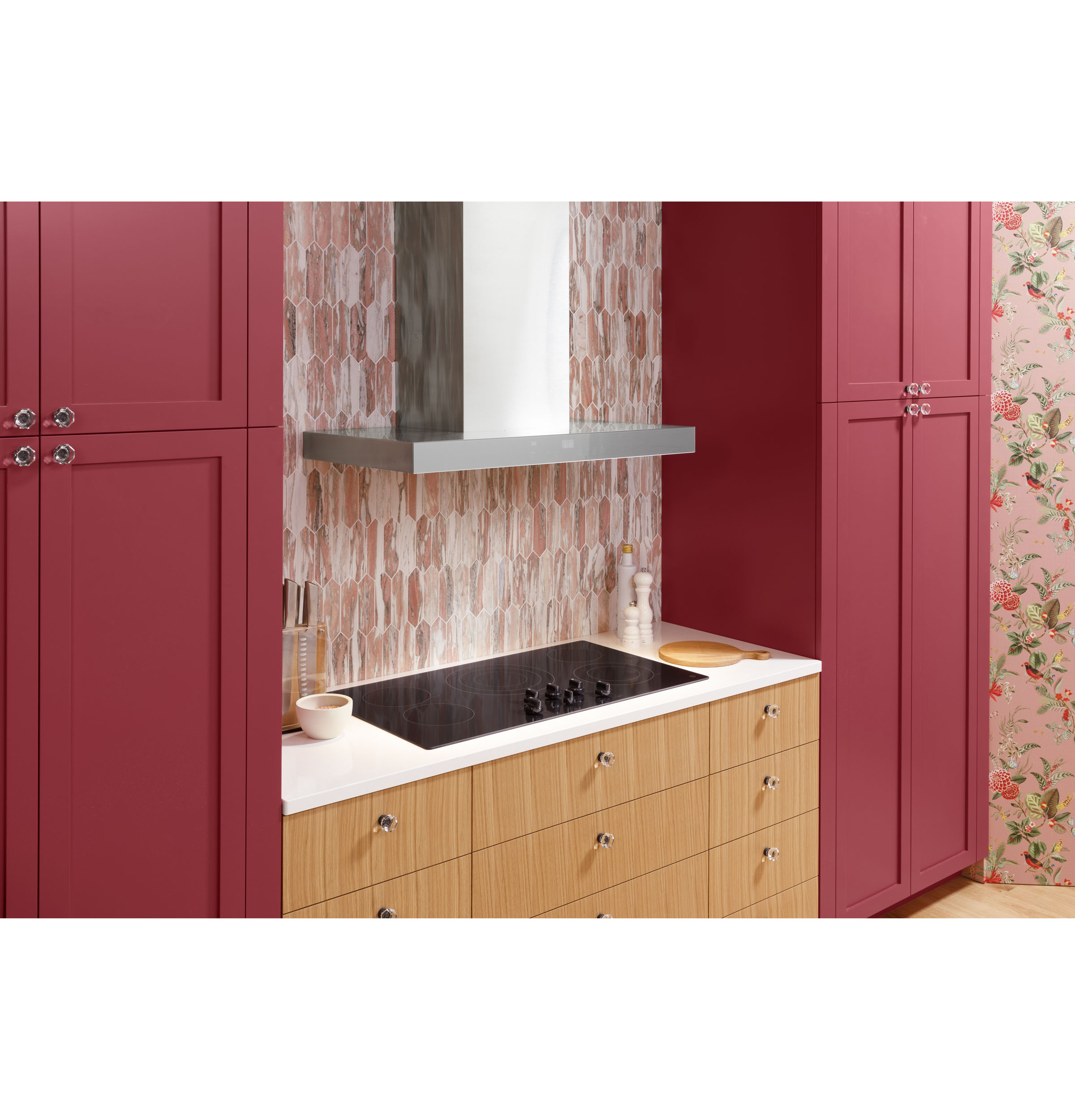 Ge® 36" Built-in Knob Control Electric Cooktop JEP5036DTBB