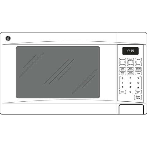 .7 Cu. Ft. Capacity Countertop Microwave Oven JES0737DNWW