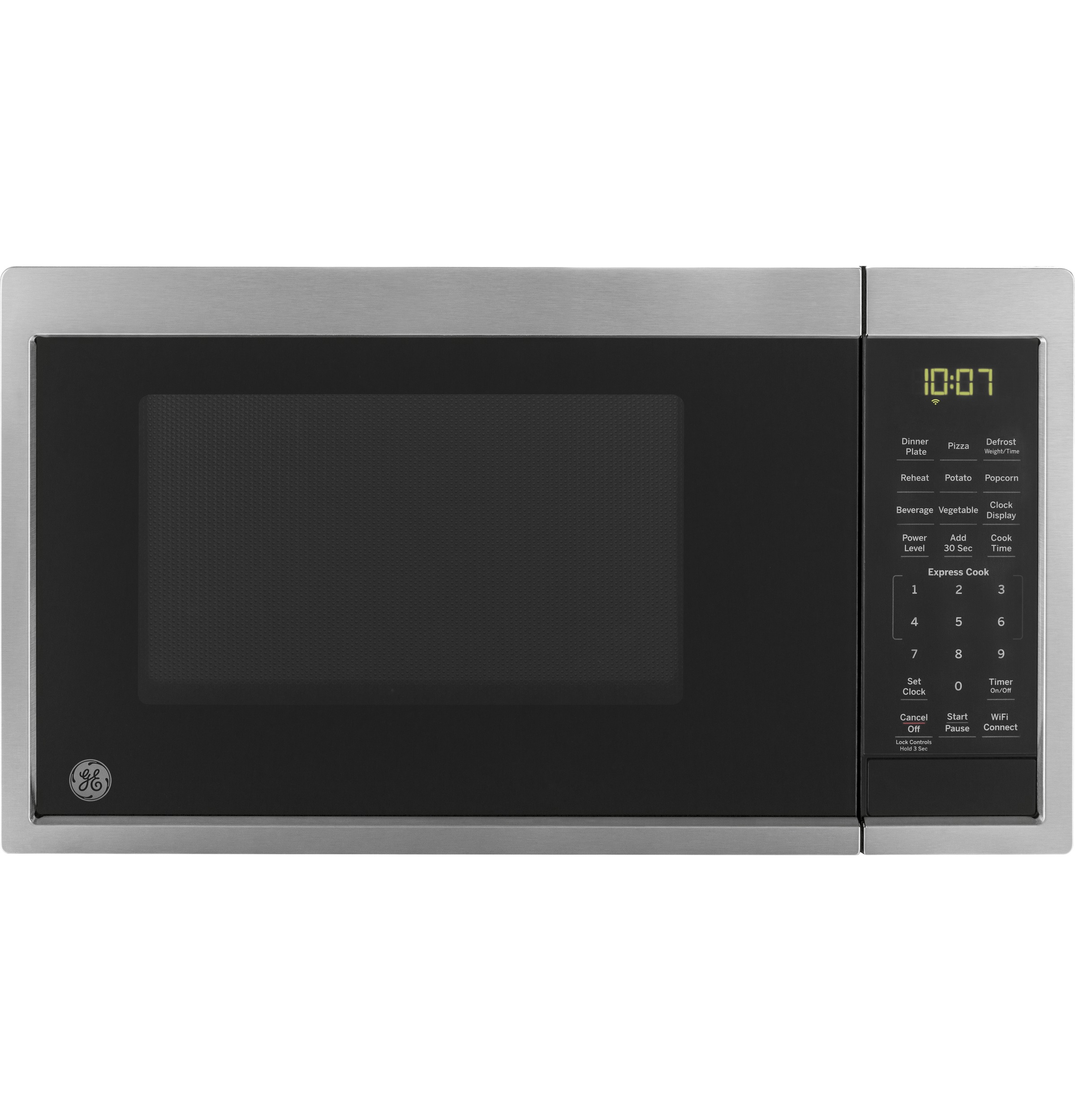 0.9 Cu. Ft. Capacity Smart Countertop Microwave Oven with Scan-To-Cook Technology JES1097SMSS